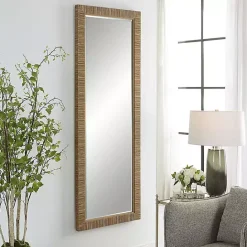 Sale Kirklands Home Natural Coastal Full-Length Wall Mirror