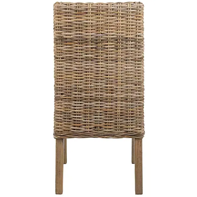 Kirklands Home Natural Coastal Rat 2-pc. Dining Chair Set Tan
