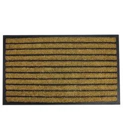 Outlet Kirklands Home Natural Coir Striped Non-Skid Doormat