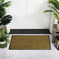 Outlet Kirklands Home Natural Coir Striped Non-Skid Doormat