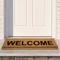 Outlet Kirklands Home Natural Coir Welcome Doormat