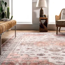 Online Kirklands Home Natural Faded Vintage Washable Runner