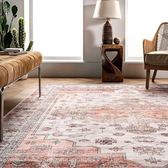 Online Kirklands Home Natural Faded Vintage Washable Runner