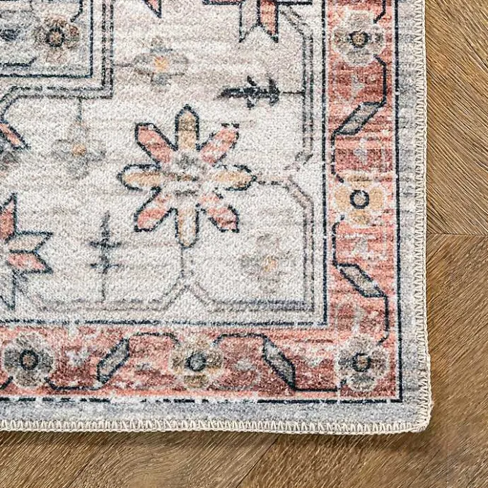 Online Kirklands Home Natural Faded Vintage Washable Runner