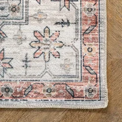 Kirklands Home Natural Faded Vintage Washable Area Rug, 4x6