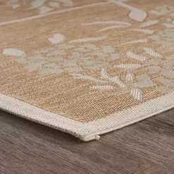 Outlet Kirklands Home Natural Flamingo Indoor/Outdoor Area Rug, 5x7