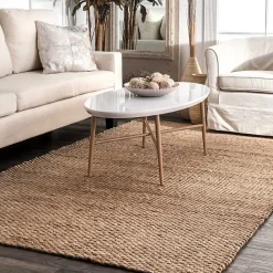 Clearance Kirklands Home Natural Halsey Area Rug, 5x8 Tan