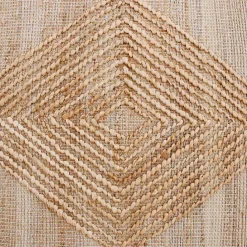 Hot Kirklands Home Natural Jute Diamond Modern Woven Area Rug, 5x8 Brown
