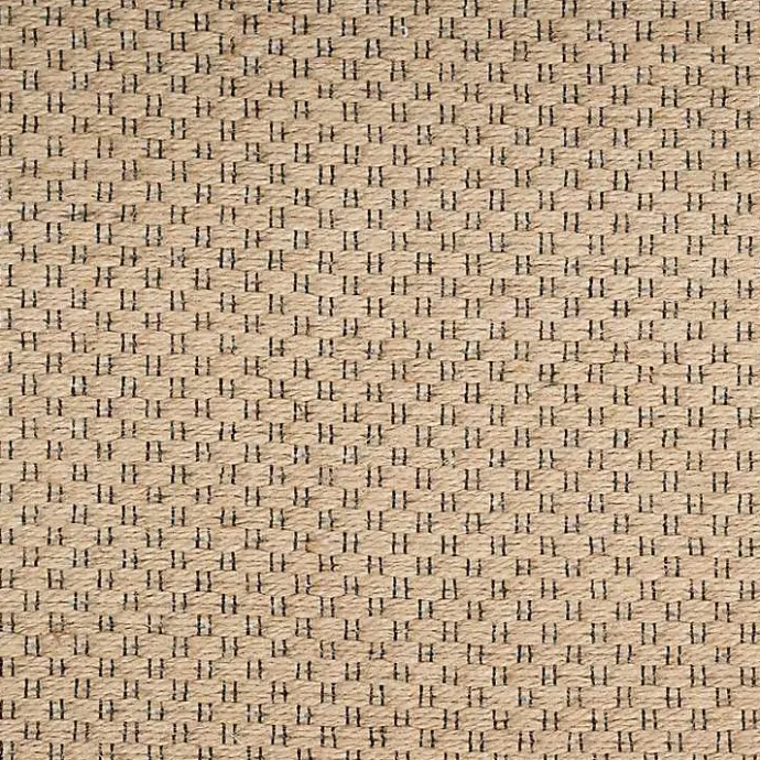 New Kirklands Home Natural Jute Solid Woven Area Rug, 5x7 Tan