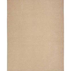Discount Kirklands Home Natural Jute Solid Woven Area Rug, 7x9 Tan