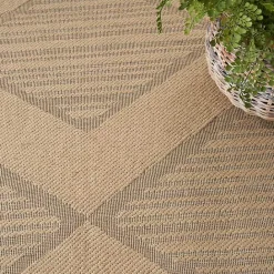 Discount Kirklands Home Natural Jute Woven Diamond Area Rug, 3x5
