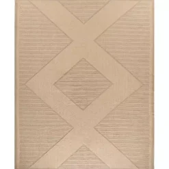Hot Kirklands Home Natural Jute Woven Diamond Area Rug, 7x9