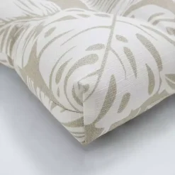 Best Kirklands Home Natural Leaves Loveseat Outdoor Cushion