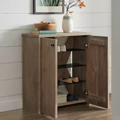 Outlet Kirklands Home Natural Mango Wood Shoe Cubbie
