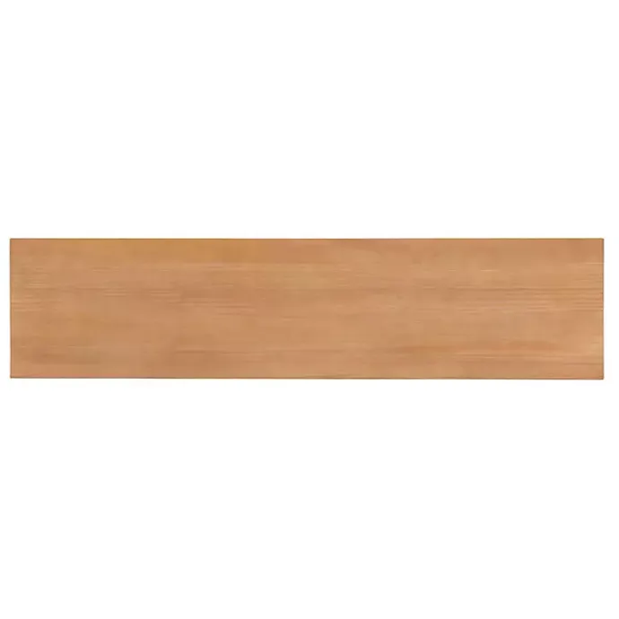 Outlet Kirklands Home Natural Pine Wood Knotted Column Bench Tan