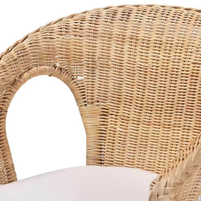 Online Kirklands Home Natural Rat Abbey Dining Chair Tan