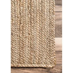 Discount Kirklands Home Natural Reno Woven Area Rug, 5x8 Tan