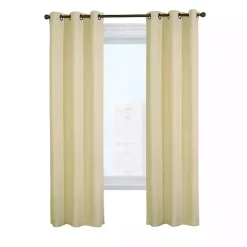 Online Kirklands Home Natural Room Darkening Curtain Panel Set, 63 in. Tan