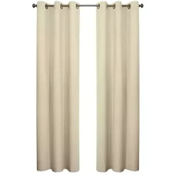 Outlet Kirklands Home Natural Room Darkening Curtain Panel Set, 95 in. Tan