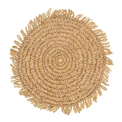 Kirklands Home Natural Rustic Raffia Placemats, Set of 4 Tan