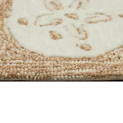 Online Kirklands Home Natural Sand Dollar Outdoor Accent Rug