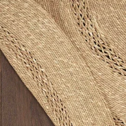 Hot Kirklands Home Natural Seagrass Indoor/Outdoor Area Rug, 5x5 Tan