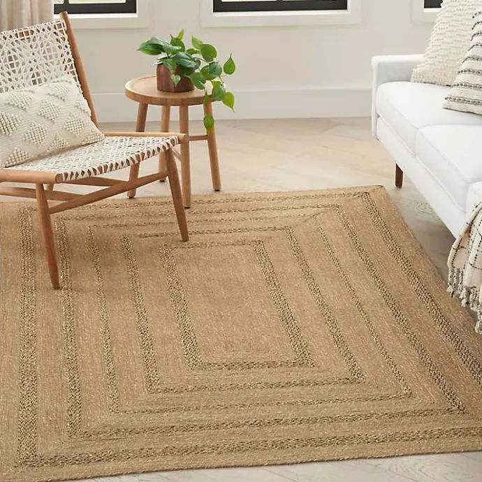 Kirklands Home Natural Seagrass Indoor/Outdoor Area Rug, 5x7 Tan