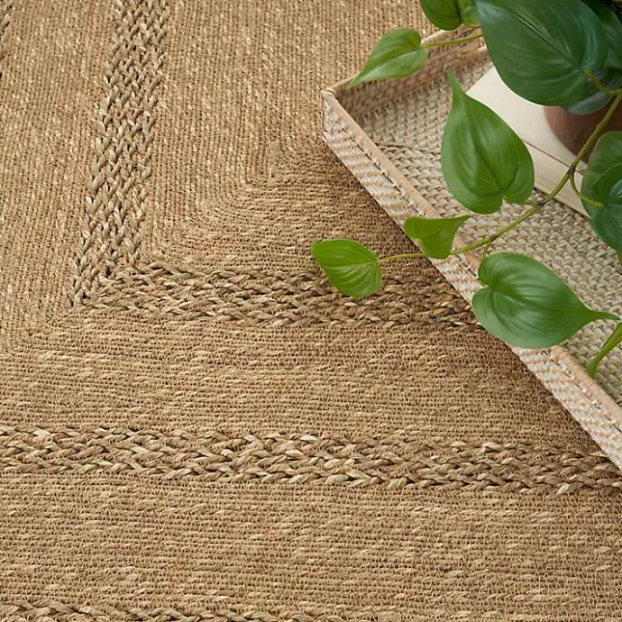 Kirklands Home Natural Seagrass Indoor/Outdoor Area Rug, 5x7 Tan