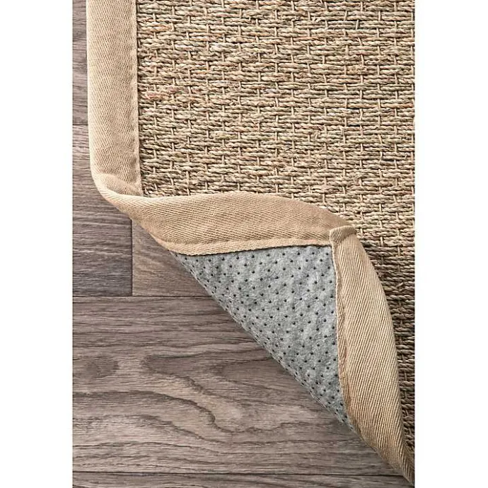 Hot Kirklands Home Natural Seagrass Percey Area Rug, 5x8 Tan