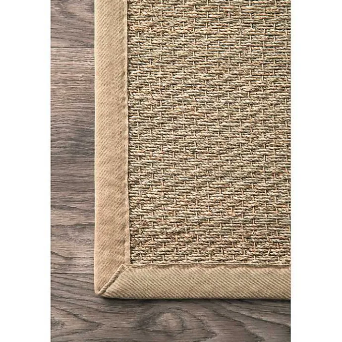 Hot Kirklands Home Natural Seagrass Percey Area Rug, 5x8 Tan