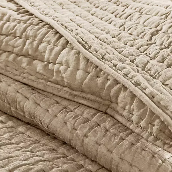 Sale Kirklands Home Natural Serene Quilted 3-pc. King Coverlet Set Tan