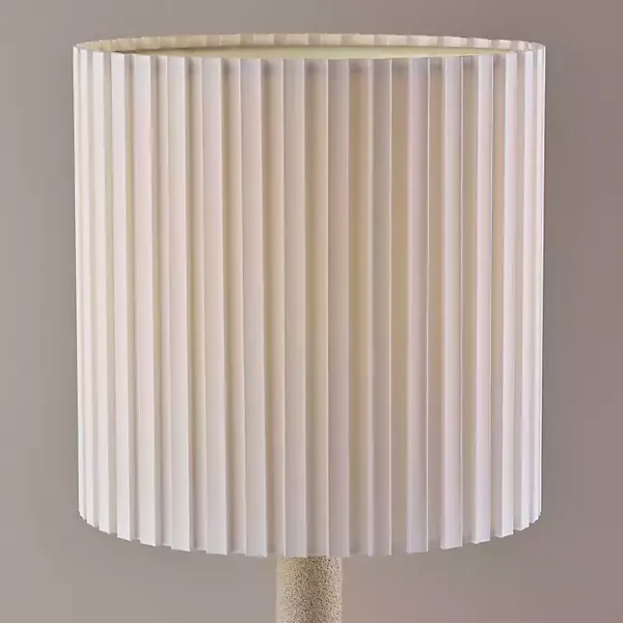 Kirklands Home Natural Stone Ring Ellie Table Lamp Brown