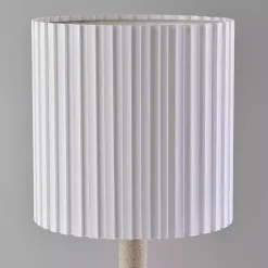 Kirklands Home Natural Stone Ring Ellie Table Lamp Brown