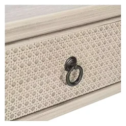 Best Kirklands Home Natural Textured 2-Drawer Console Table Tan