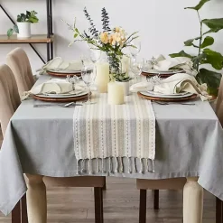 Discount Kirklands Home Natural Tonal Stripe Table Runner