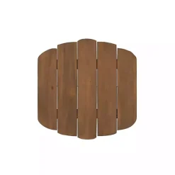 Best Kirklands Home Natural Warren Adirondack Outdoor Accent Table Brown