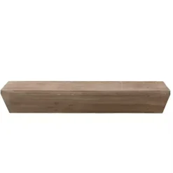 Outlet Kirklands Home Natural Wedge Wood Small Floating Shelf