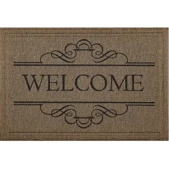 Sale Kirklands Home Natural Welcome Script Doormat