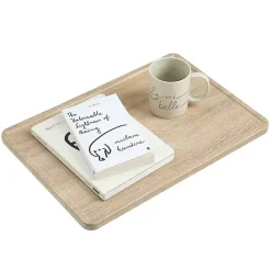 Discount Kirklands Home Natural Wood Bedside Shelf Tan