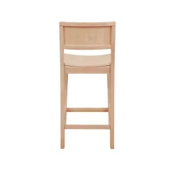 Best Kirklands Home Natural Wood Devin Counter Stools, Set of 2 Tan