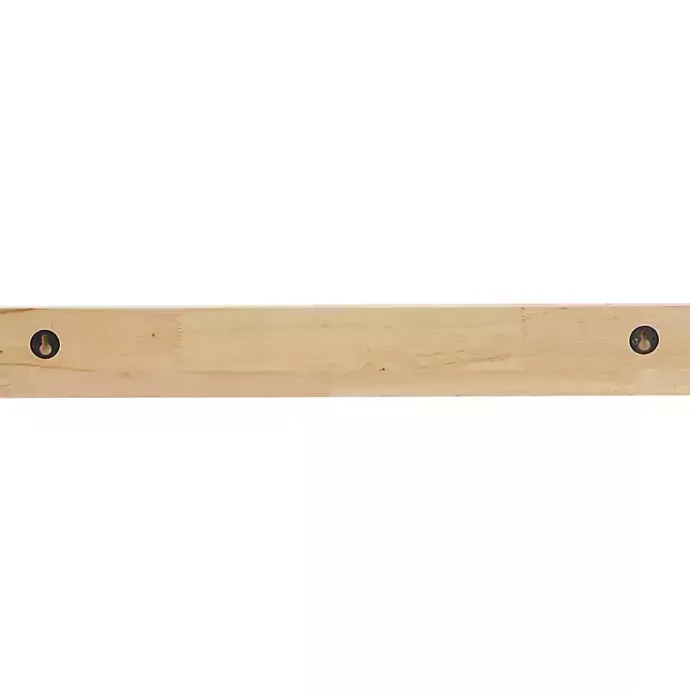 Clearance Kirklands Home Natural Wood Floating Shelves, Set of 2 Tan