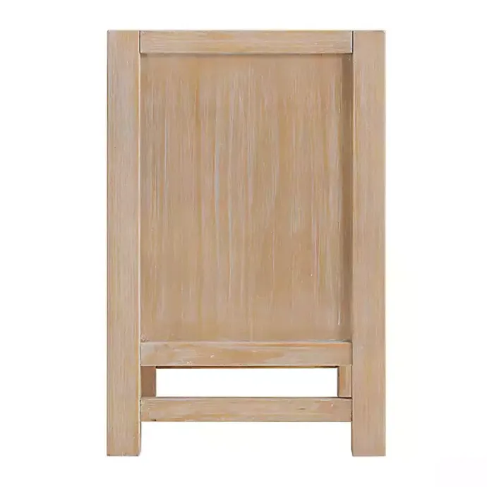 Best Kirklands Home Natural Wood Grain Open Storage Nightsd Tan