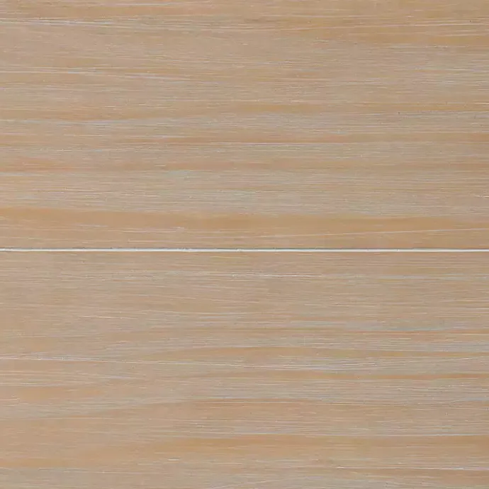 Discount Kirklands Home Natural Wood Grain Panel King Bed Tan
