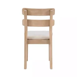 Sale Kirklands Home Natural Wood Slatted Back Dining Chairs, Set of 2 Gray
