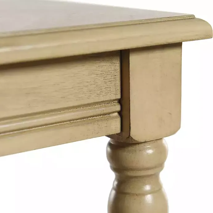 Sale Kirklands Home Natural Wood Sybil Accent Table Tan