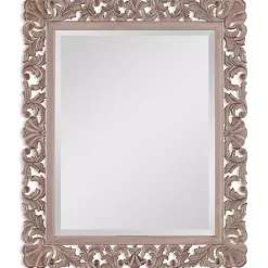 New Kirklands Home Natural Wooden Beveled Wall Mirror