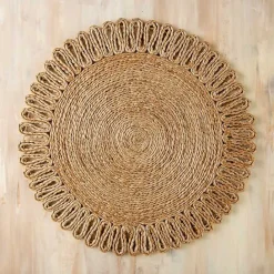 Kirklands Home Natural Woven Jute Placemat Tan