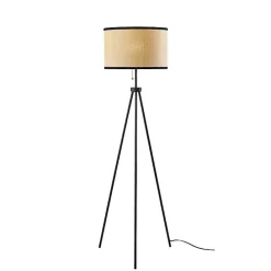 Hot Kirklands Home Natural Woven Shade Rowan Floor Lamp Tan