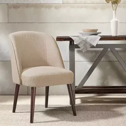 Best Kirklands Home Natural Wraparound Back Dining Chair Tan