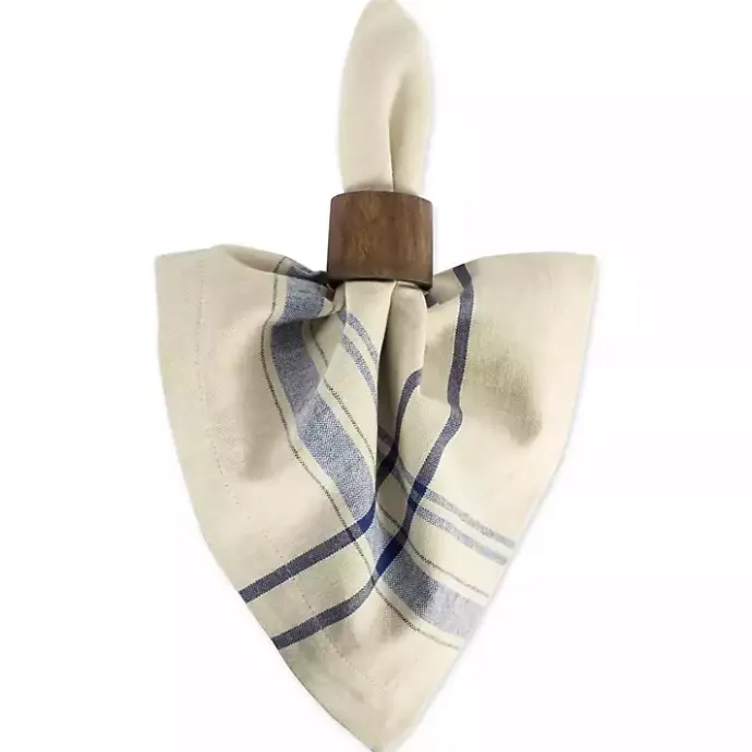 Discount Kirklands Home Nautical French Stripe Napkins, Set of 6 Blue